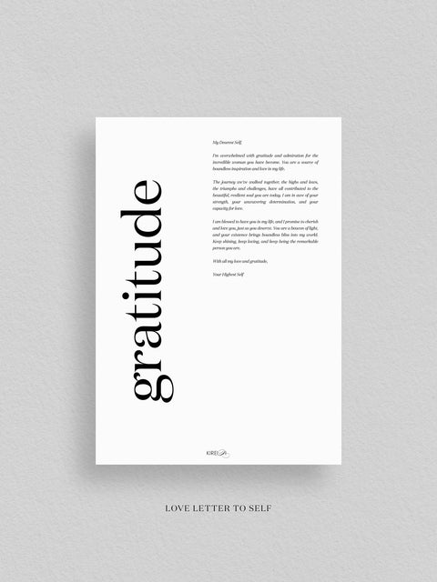 Daily Gratitude - Worksheet + Bonus - Bundle - 9 Pages - (V1)