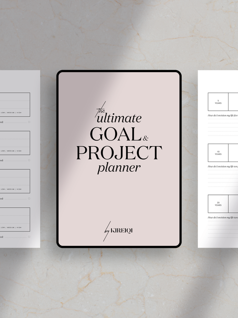 The Masterful Pursuit - The Ultimate Goal & Project Planner - Workbook - 31 Pages - New Edition