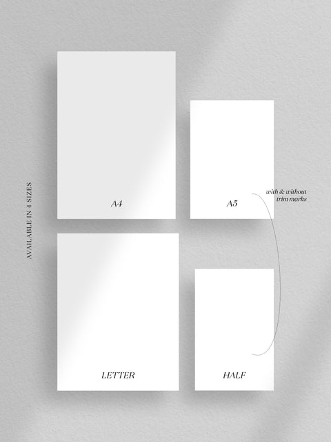 Weekly Planner - Horizontal Overview - WO2P - NO2 - 2 Pages (V1)